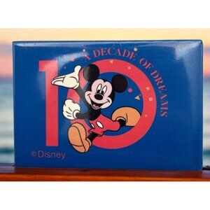 The Disney Store Mickey Mouse Refrigerator Magnet 10th Anniversary Dreams